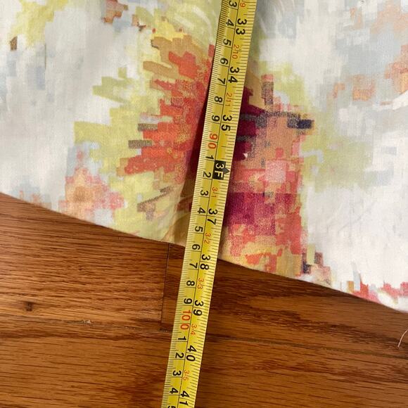 Hunter Bell Anthropologie Kukka Tea Party Dress Womens 6 Abstract Floral Pleated - Picture 9 of 9